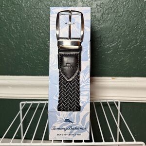 NEW! Tommy Bahama Men's Stretch Braided Reversible Belt 32-36 Waist Size